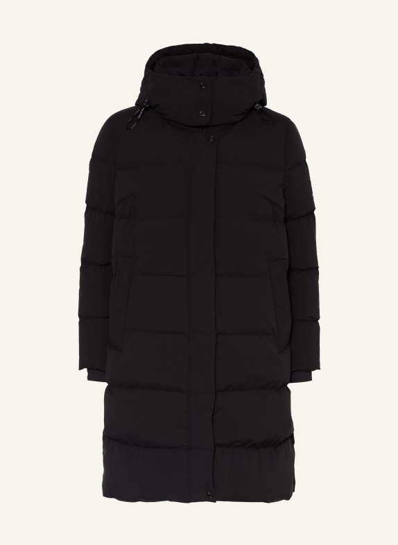 MARC CAIN Down jacket with removable hood 900 BLACK