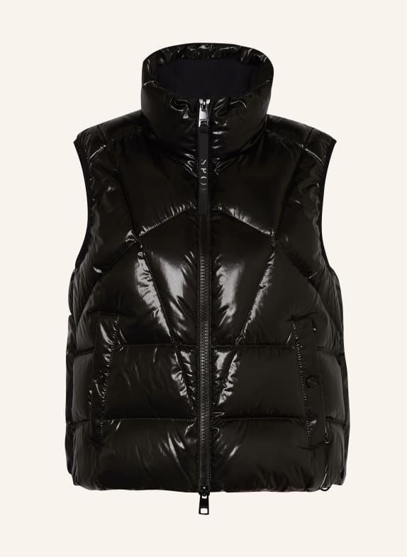 MARC CAIN Down vest 900 BLACK