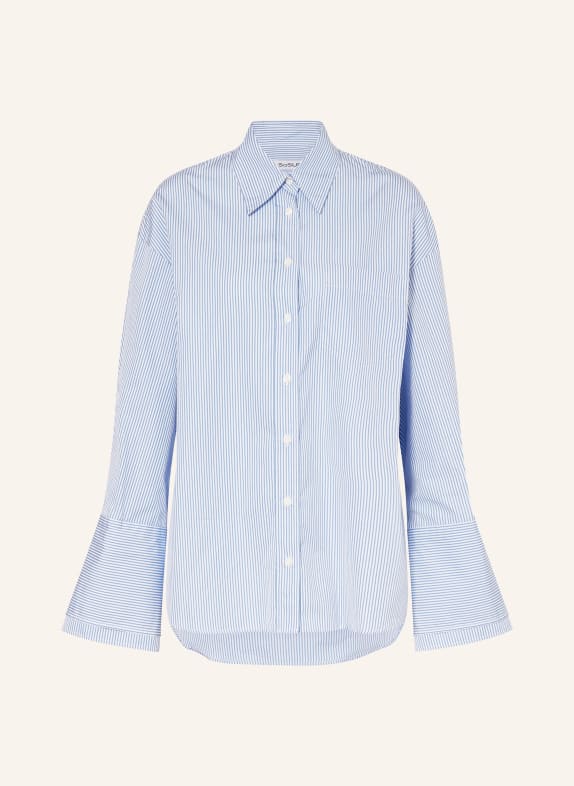 SoSUE Oversized shirt blouse MALIN BLUE/ WHITE