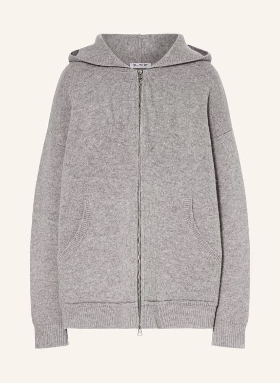 SoSUE Cardigan LIGHT GRAY