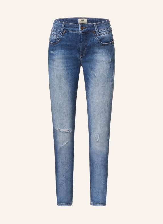 MAC Skinny Jeans NEW JERSEY SKINNY D511 mid blue destroy wash