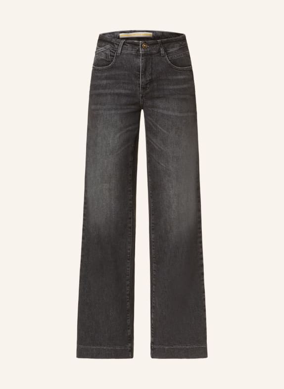 MAC Straight Jeans PALAZZO D907 anthra destroyed wash