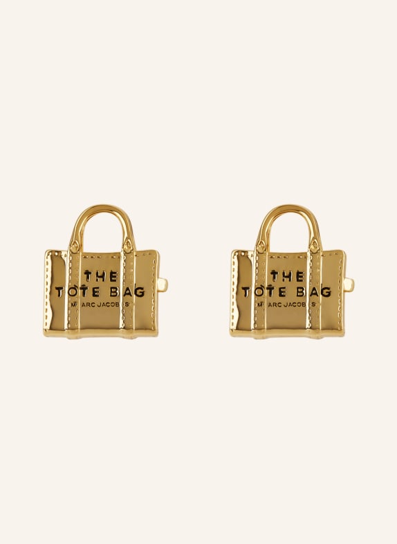 MARC JACOBS Earrings THE TOTE BAG STUDS GOLD