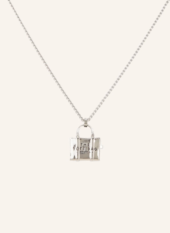 MARC JACOBS Necklace THE TOTE BAG NECKLACE SILVER