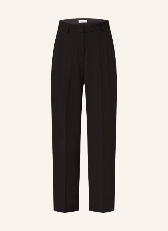 darling harbour Wide leg trousers BLACK