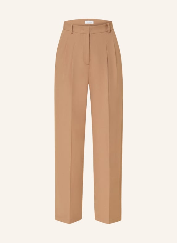 darling harbour Wide leg trousers CAMEL