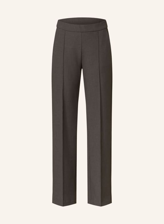 MAC Wide leg trousers CHIARA SMART DARK GRAY