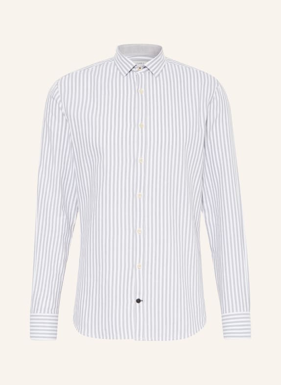 COLOURS & SONS Hemd Regular Fit WEISS/ GRAU