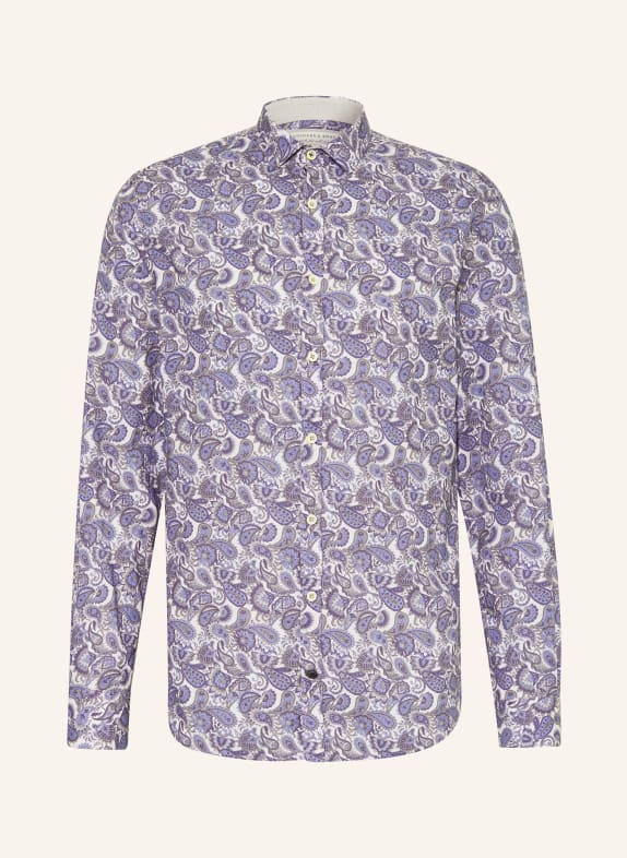 COLOURS & SONS Hemd Regular Fit GRAU/ HELLGRAU/ BLAU