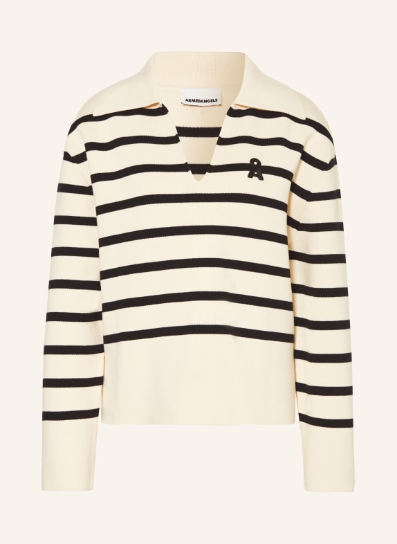ARMEDANGELS Sweater FREJIAAS CREAM/ BLACK