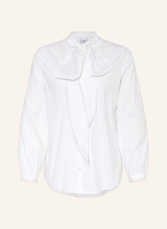 TONNO & PANNA Bow-tie blouse WHITE