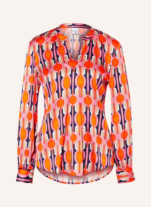 TONNO & PANNA Blusenshirt aus Satin ROT/ PINK