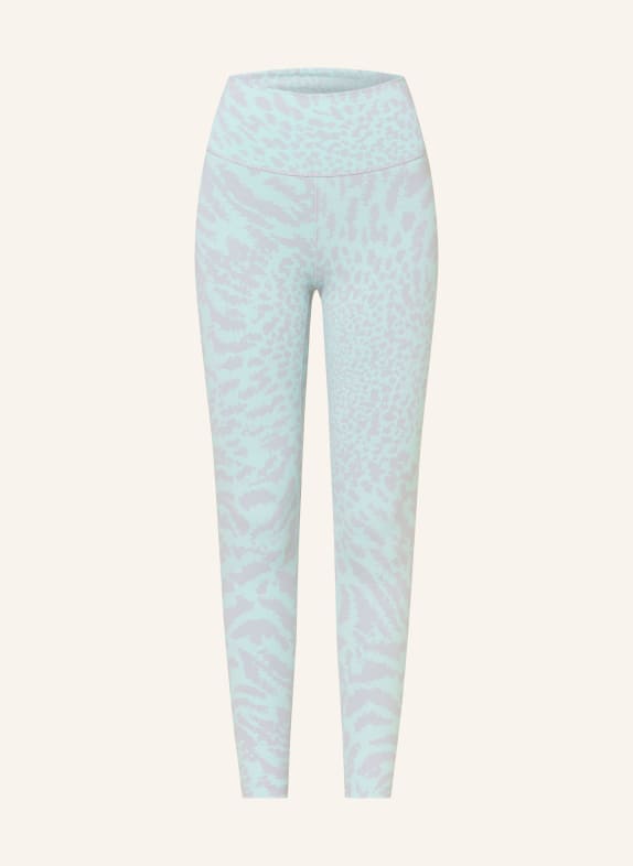 adidas Legginsy ALL ME MIĘTOWY/ JASNOFIOLETOWY