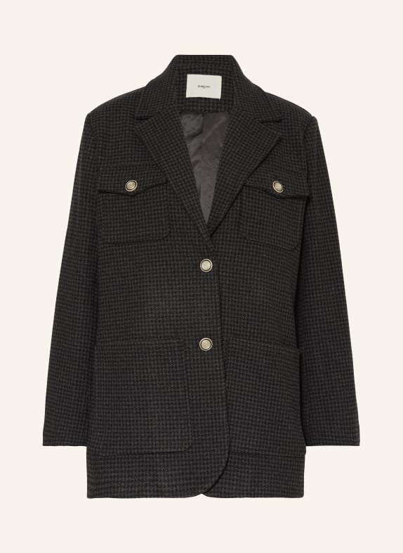 SUNCOO Oversized blazer DORIS DARK GRAY