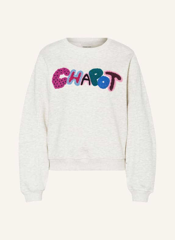 FABIENNE CHAPOT Sweatshirt PAM HELLGRAU/ ECRU