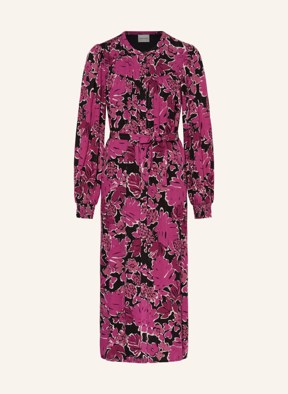 FABIENNE CHAPOT T-Shirt ANNA mit Lochstickereien FUCHSIA/ SCHWARZ/ WEISS