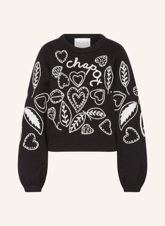 FABIENNE CHAPOT Pullover VESPER SCHWARZ/ ECRU