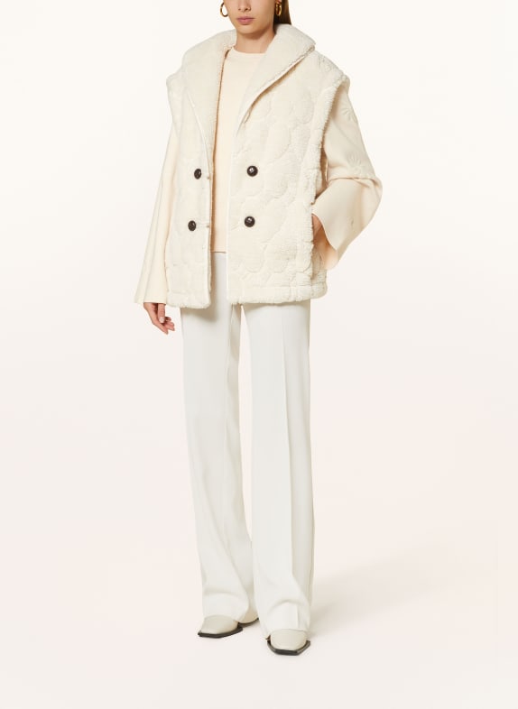 FABIENNE CHAPOT Teddyfell-Weste MERLIN ECRU