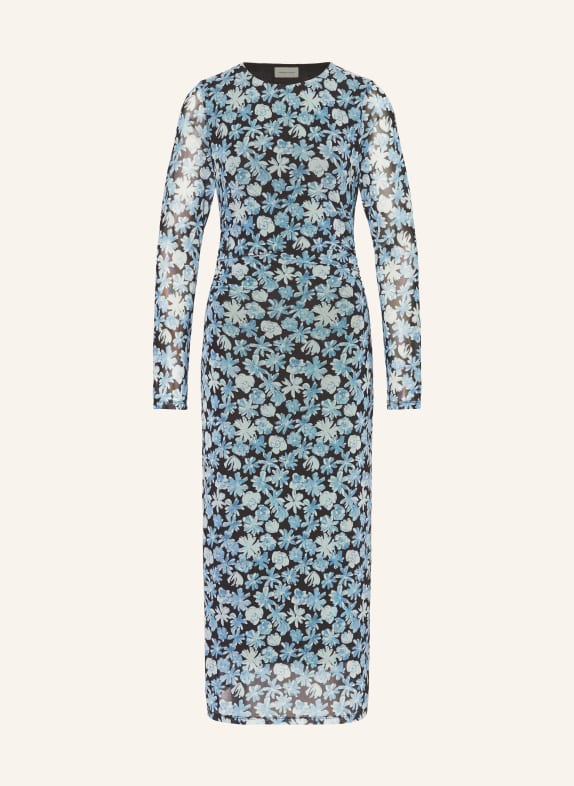 FABIENNE CHAPOT Mesh-Kleid ZILA SCHWARZ/ HELLBLAU/ BLAUGRAU