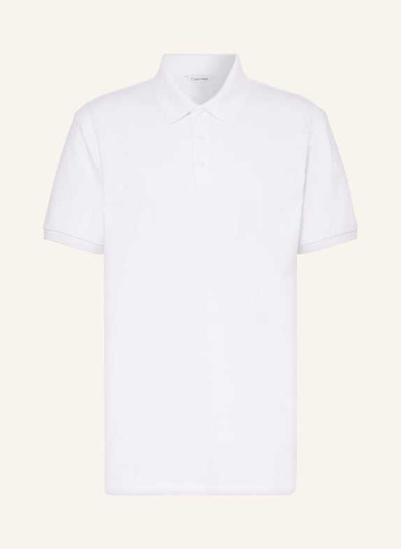 Calvin Klein Jersey-Poloshirt Classic Fit WEISS