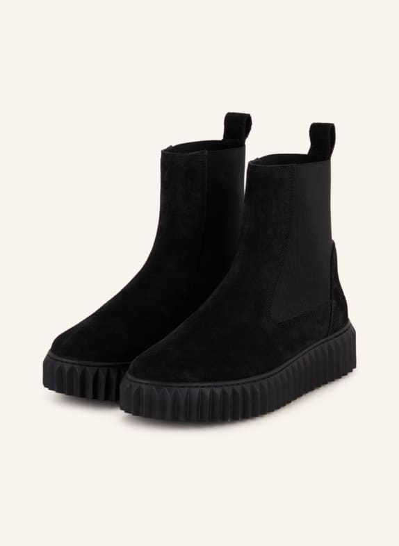 VOILE BLANCHE Chelsea boots BETH BLACK