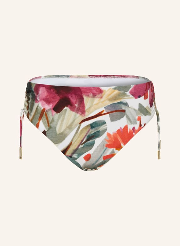 MARYAN MEHLHORN High-Waist-Bikini-Hose MYSTIC GRÜN/ CREME/ FUCHSIA