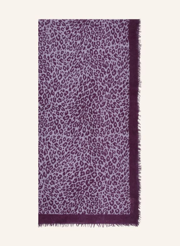 Mouleta Cashmere scarf DARK PURPLE/ LIGHT PURPLE