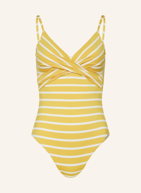 Lidea Shaping swimsuit BAY GAMES YELLOW/ WHITE