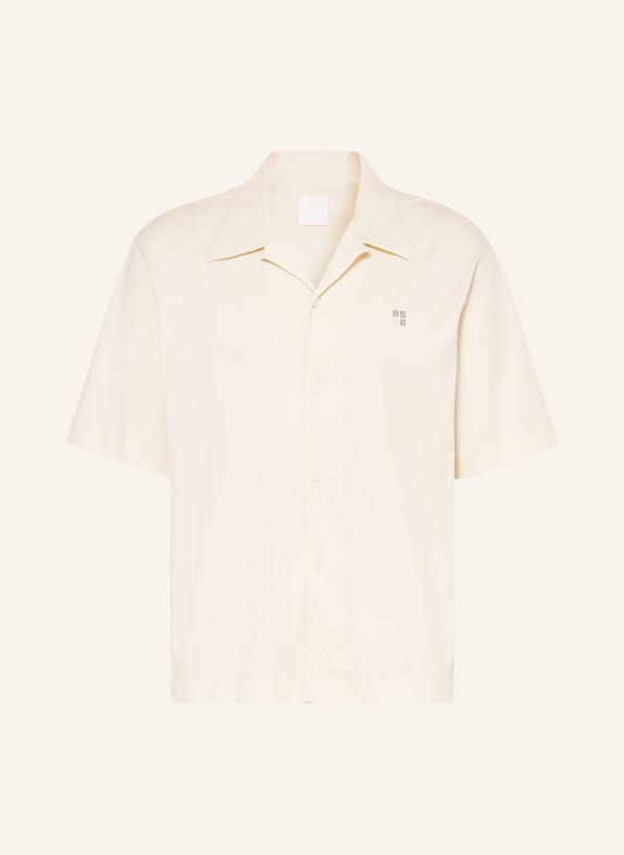 GIVENCHY Short sleeve shirt comfort fit CREAM