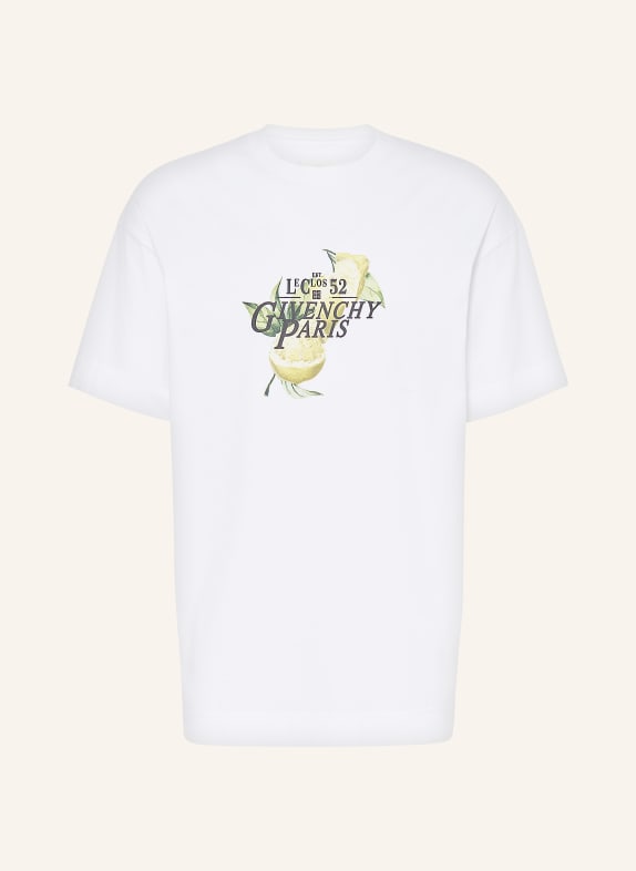 GIVENCHY T-Shirt WEISS/ GELB/ GRÜN