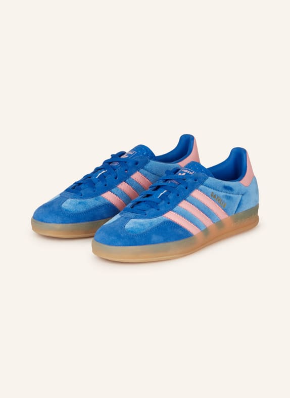 adidas Originals Sneaker GAZELLE INDOOR BLAU/ LACHS