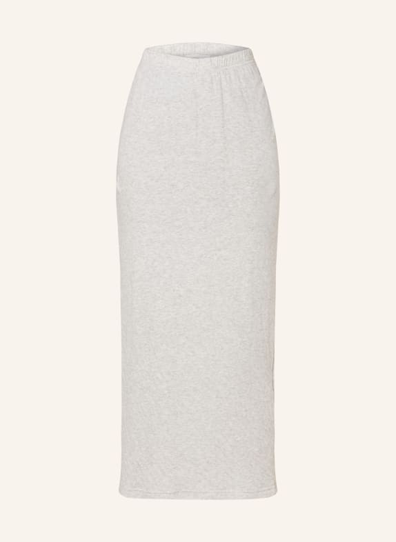 American Vintage Žerzejová sukně RUZY SVĚTLE ŠEDÁ