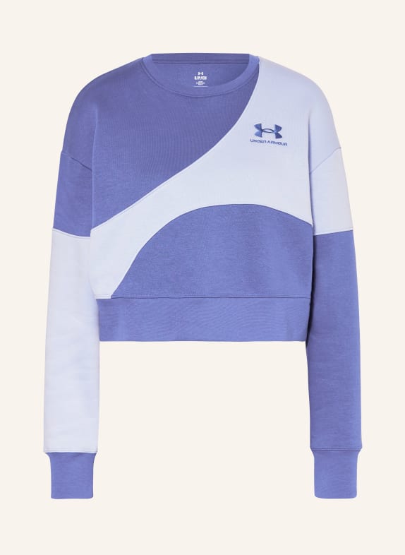 UNDER ARMOUR Cropped sweatshirt PURPLE/ LIGHT PURPLE