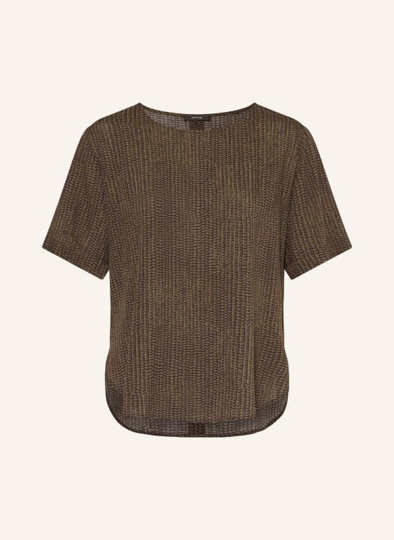 OPUS Blusenshirt FASPA DESERT KHAKI/ SCHWARZ