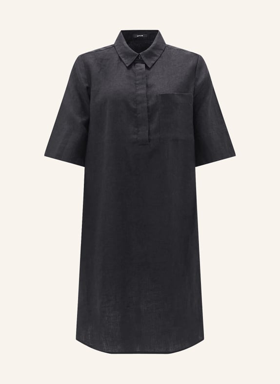 OPUS Linen dress WALMARI BLACK