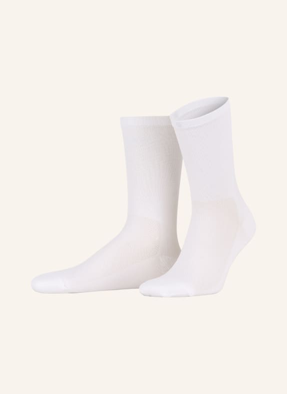 FINGERSCROSSED Cyklistické ponožky CLASSIC WHITE