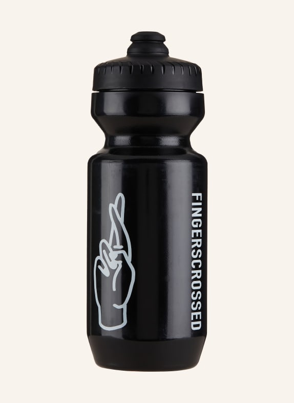 FINGERSCROSSED Water bottle BIDON BLACK