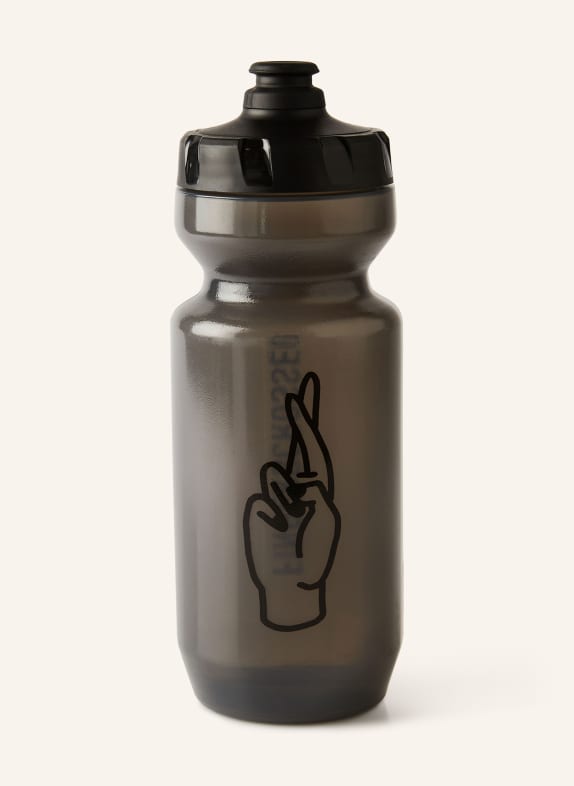 FINGERSCROSSED Water bottle BIDON DARK GRAY