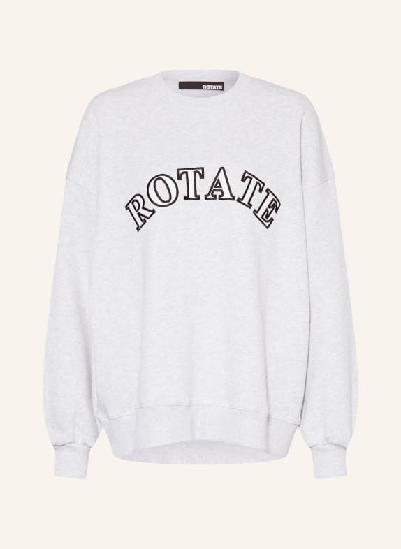 ROTATE Sweatshirt LIGHT GRAY/ WHITE/ BLACK