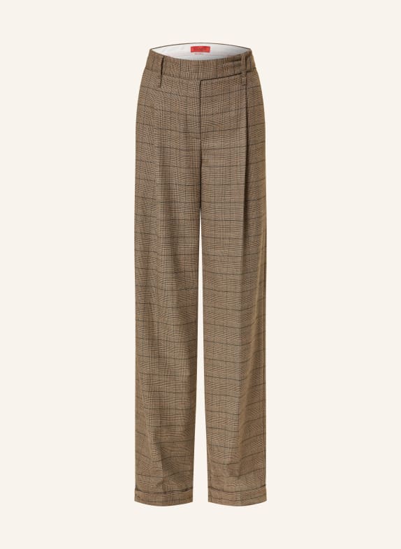 MAX & Co. Trousers INDICE BEIGE/ BROWN