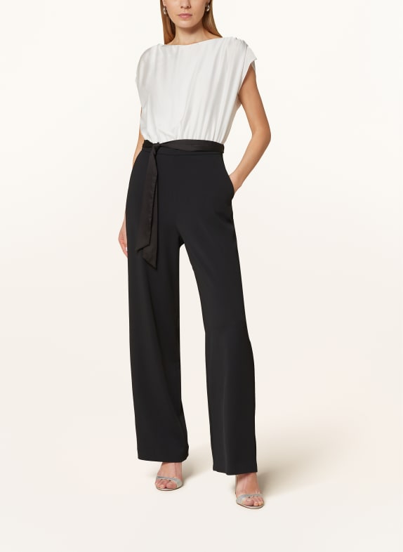 SWING Jumpsuit SCHWARZ / WEISS