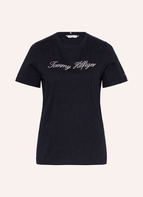 TOMMY HILFIGER T-shirt GRANATOWY