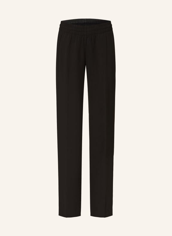 ANINE BING Wide leg trousers SOTO BLACK