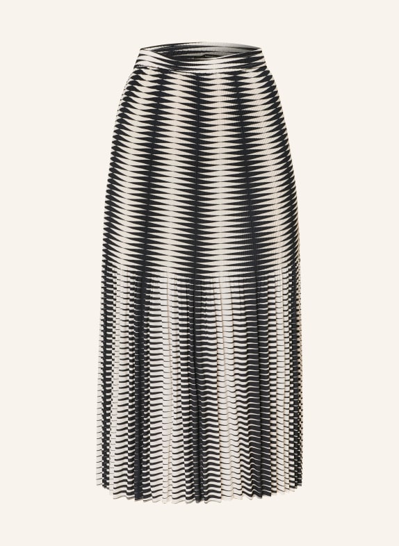 someday Plisovaná sukně ONORA TMAVĚ MODRÁ/ BÍLÁ