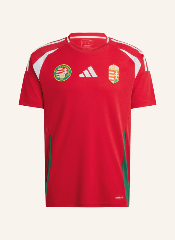 adidas Home jersey HUNGARY 24 for men DARK RED/ WHITE/ DARK GREEN