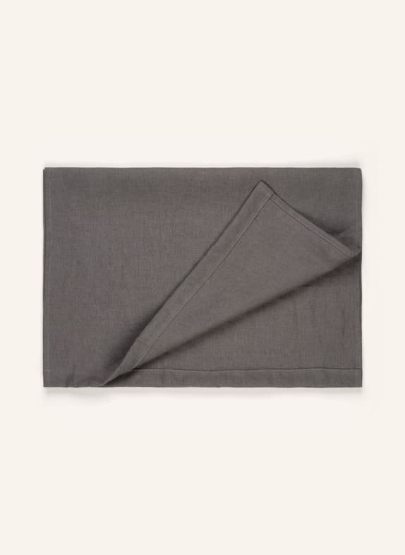 pichler Table cloth PURE made of linen DARK GRAY