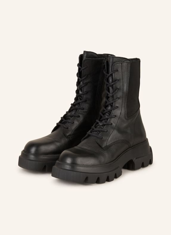 COPENHAGEN Lace-up boots BLACK