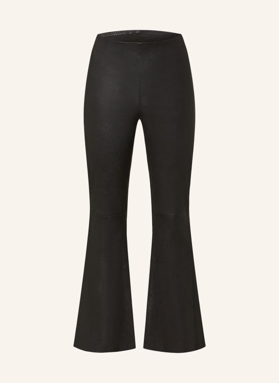 BY MALENE BIRGER Leather trousers BLACK