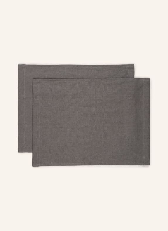 pichler 2 placemats PURE made of linen GRAY