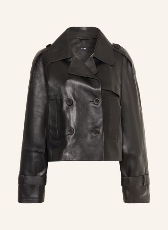 ARMA Leather jacket BLACK